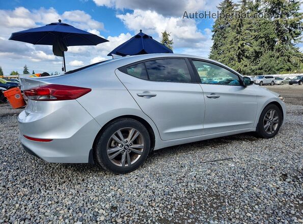 5NPD84LF3JH247583 2018 HYUNDAI ELANTRA Silver Tył prawy