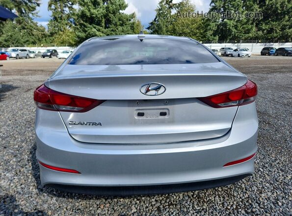 5NPD84LF3JH247583 2018 HYUNDAI ELANTRA Silver Widok z tyłu