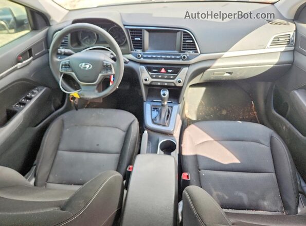 5NPD84LF3JH247583 2018 HYUNDAI ELANTRA Silver Widok deski rozdzielczej