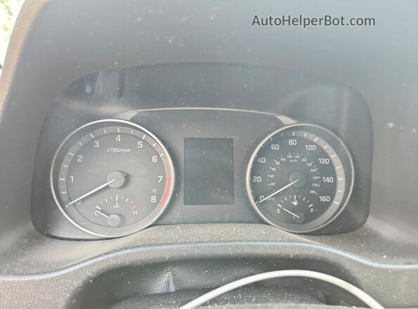 5NPD84LF3JH247583 2018 HYUNDAI ELANTRA Silver Widok zestawu wskaźników