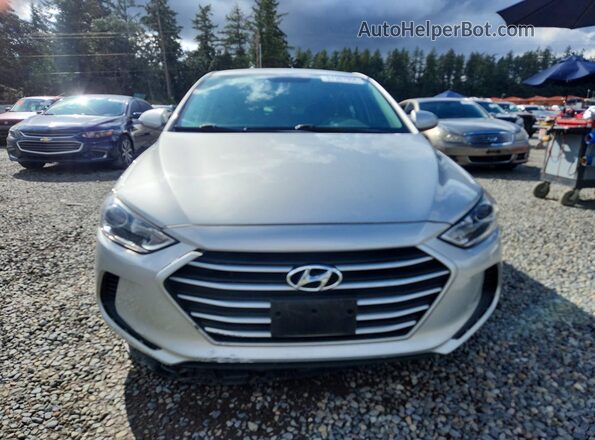 5NPD84LF3JH247583 2018 HYUNDAI ELANTRA Silver Widok z przodu