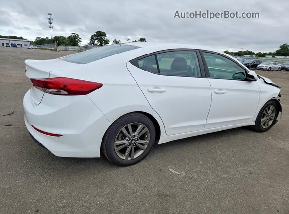 5NPD84LF3JH329345 2018 HYUNDAI ELANTRA Белый Задняя правая четверть