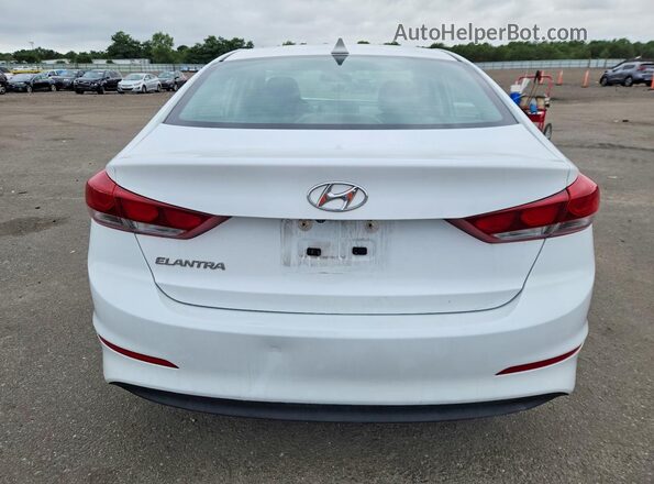 5NPD84LF3JH329345 2018 HYUNDAI ELANTRA Белый Вид сзади