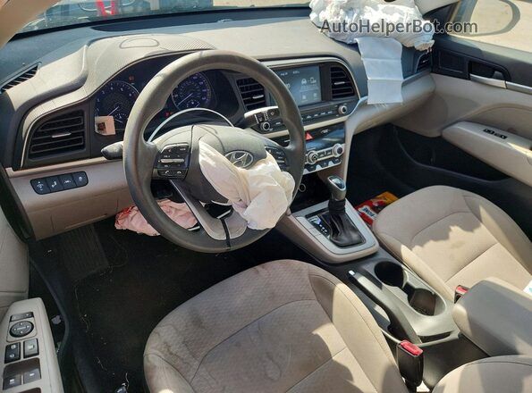 5NPD84LF3LH558417 2020 HYUNDAI ELANTRA Black წინა პანელის ხედი