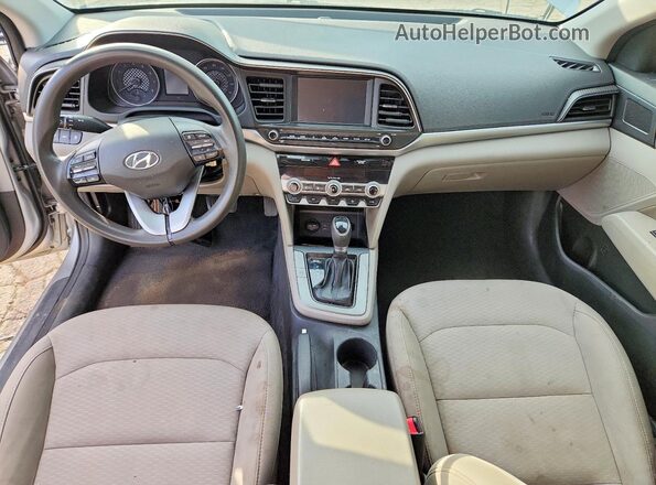5NPD84LF3LH568753 2020 HYUNDAI ELANTRA Красный Вид щитка приборов