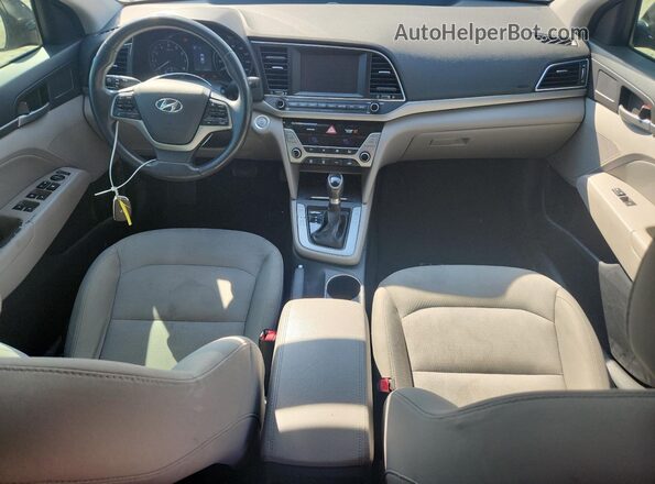 5NPD84LF4HH020641 2017 HYUNDAI ELANTRA Black Առջևի վահանակի տեսք
