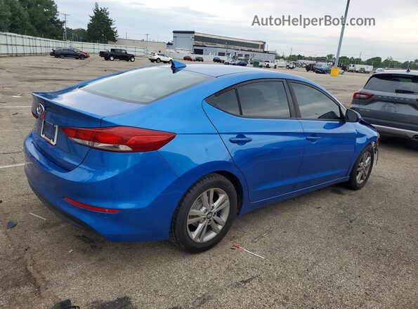5NPD84LF4HH027900 2017 HYUNDAI ELANTRA Синий Задняя правая четверть