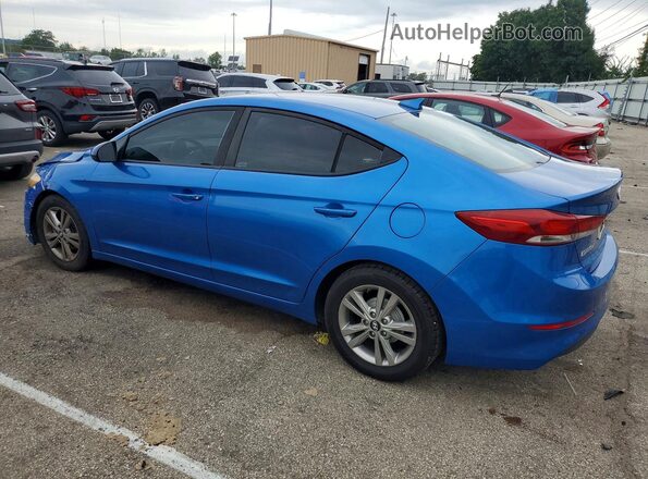 5NPD84LF4HH027900 2017 HYUNDAI ELANTRA Синий Задняя левая четверть