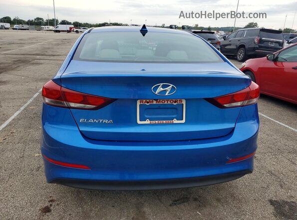 5NPD84LF4HH027900 2017 HYUNDAI ELANTRA Синий Вид сзади