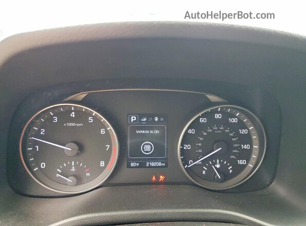 5NPD84LF4HH027900 2017 HYUNDAI ELANTRA Синий Вид щитка приборов