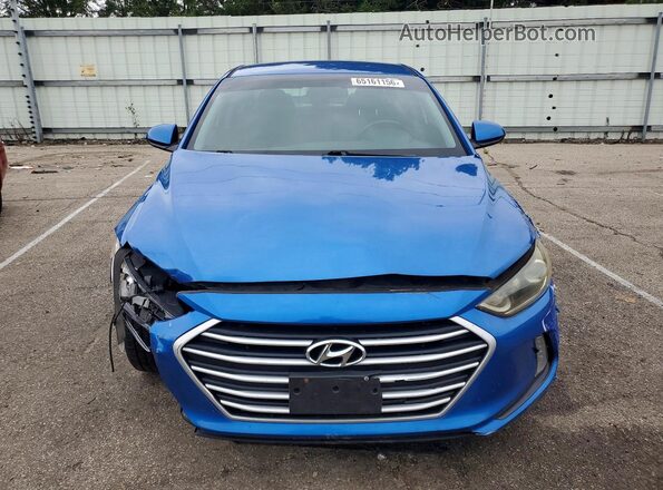 5NPD84LF4HH027900 2017 HYUNDAI ELANTRA Синий Вид спереди