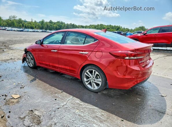 5NPD84LF4HH097249 2017 HYUNDAI ELANTRA Red Rear left