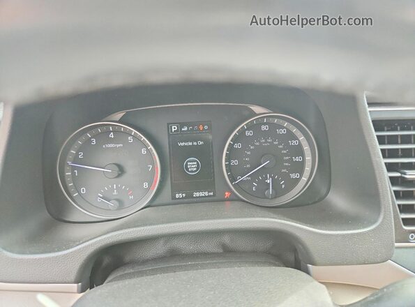 5NPD84LF4HH097249 2017 HYUNDAI ELANTRA Red Instrument cluster view