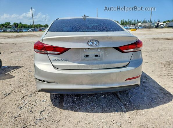 5NPD84LF4HH097770 2017 HYUNDAI ELANTRA Silver უკანა ხედი