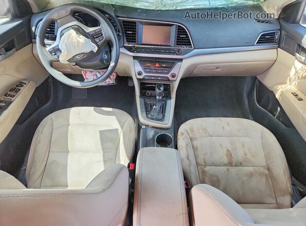 5NPD84LF4HH097770 2017 HYUNDAI ELANTRA Silver წინა პანელის ხედი