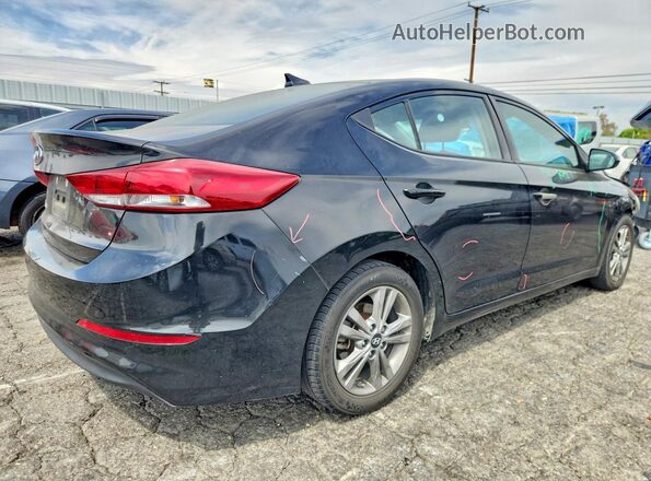 5NPD84LF4JH225589 2018 HYUNDAI ELANTRA Black Задня права чверть