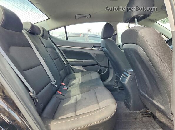 5NPD84LF4JH225589 2018 HYUNDAI ELANTRA Black Вид задніх сидінь