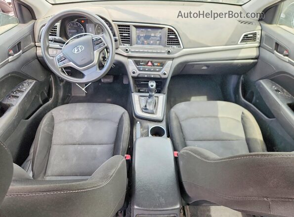 5NPD84LF4JH225589 2018 HYUNDAI ELANTRA Black Вид панелі приладів