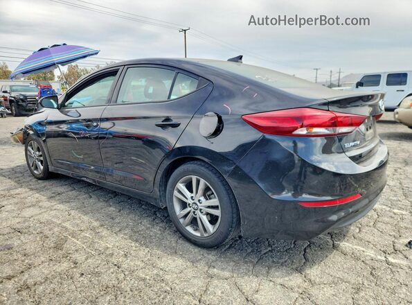 5NPD84LF4JH225589 2018 HYUNDAI ELANTRA Black Задня ліва чверть