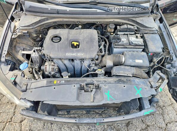 5NPD84LF4JH225589 2018 HYUNDAI ELANTRA Black Вид задньої частини салону