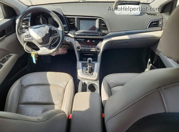 5NPD84LF4JH262397 2018 HYUNDAI ELANTRA Silver Vista del salpicadero