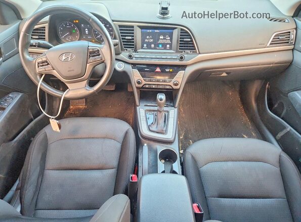 5NPD84LF4JH279409 2018 HYUNDAI ELANTRA Black Вид панелі приладів