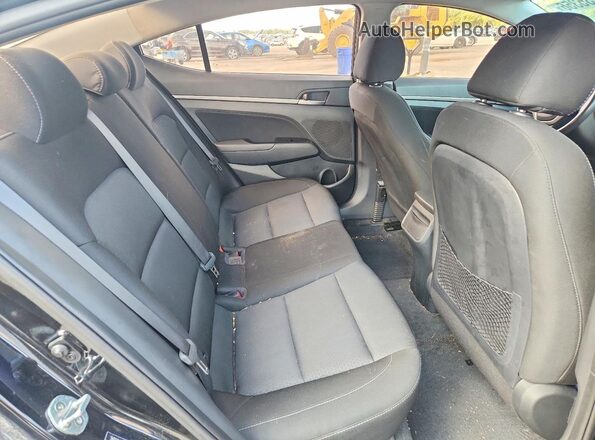 5NPD84LF4JH279409 2018 HYUNDAI ELANTRA Black Вид задніх сидінь
