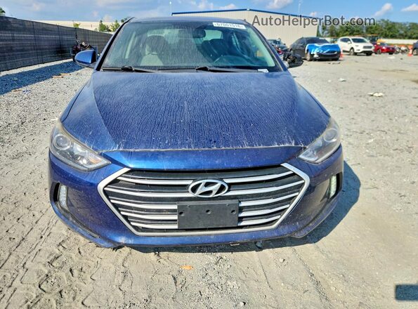 5NPD84LF4JH290443 2018 HYUNDAI ELANTRA Синий Вид спереди