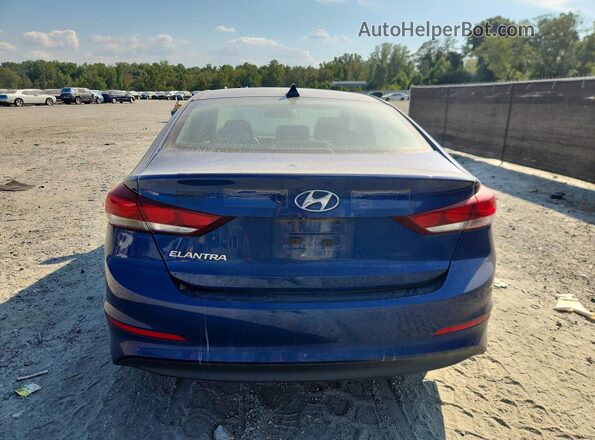 5NPD84LF4JH290443 2018 HYUNDAI ELANTRA Синий Вид сзади