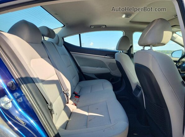 5NPD84LF4JH290443 2018 HYUNDAI ELANTRA Синий Вид задних сидений