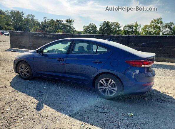 5NPD84LF4JH290443 2018 HYUNDAI ELANTRA Синий Задняя левая четверть