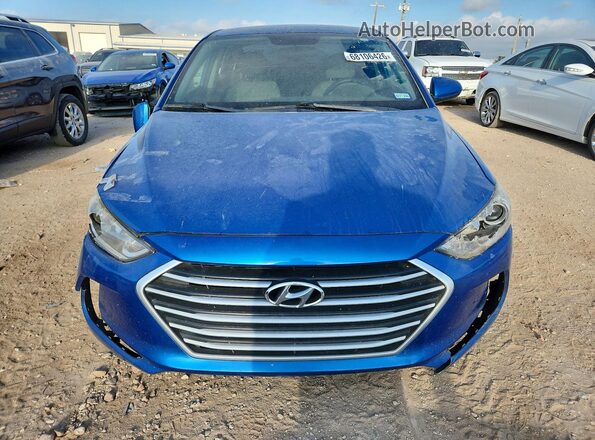 5NPD84LF4JH361236 2018 HYUNDAI ELANTRA Синий Вид спереди