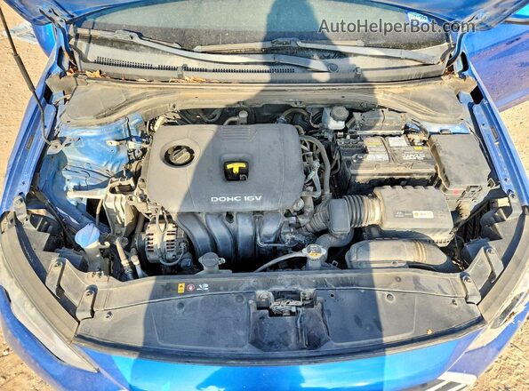5NPD84LF4JH361236 2018 HYUNDAI ELANTRA Синий Вид задней части салона