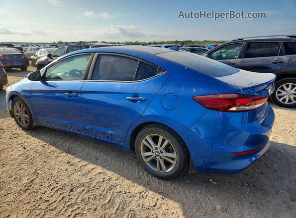 5NPD84LF4JH361236 2018 HYUNDAI ELANTRA Синий Задняя левая четверть