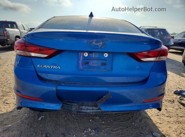 5NPD84LF4JH361236 2018 HYUNDAI ELANTRA Синий Вид сзади