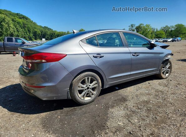 5NPD84LF4JH372981 2018 HYUNDAI ELANTRA Gray Задня права чверть