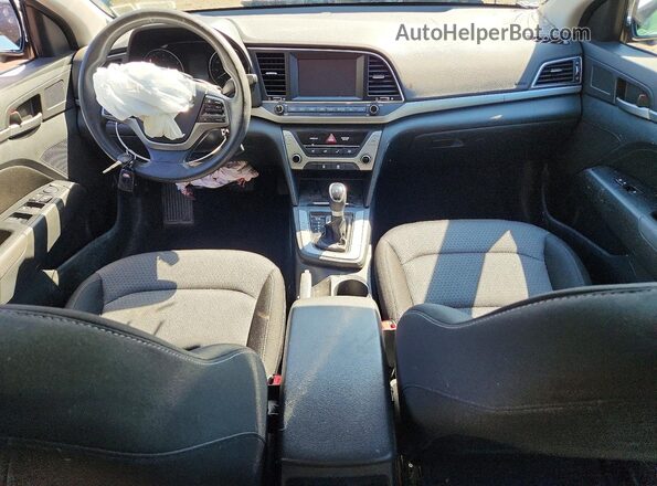 5NPD84LF4JH372981 2018 HYUNDAI ELANTRA Gray Вид панелі приладів