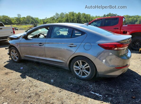 5NPD84LF4JH372981 2018 HYUNDAI ELANTRA Gray Задня ліва чверть