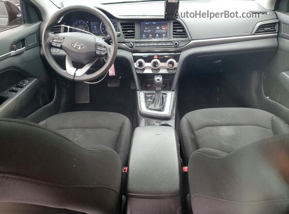 5NPD84LF4KH482527 2019 HYUNDAI ELANTRA Black Dashboard view