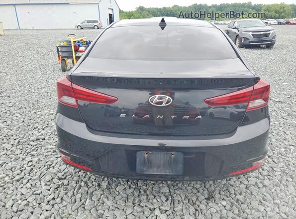 5NPD84LF4KH482527 2019 HYUNDAI ELANTRA Black Rear view
