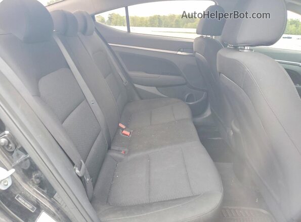 5NPD84LF4KH482527 2019 HYUNDAI ELANTRA Black Rear seats view