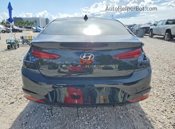 5NPD84LF4LH509954 2020 HYUNDAI ELANTRA Black Հետևի տեսք