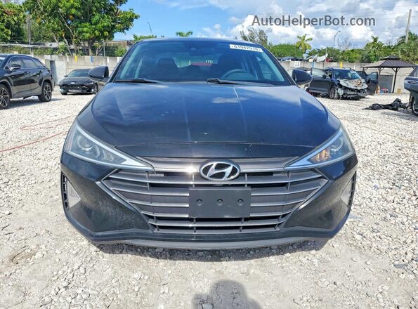 5NPD84LF4LH509954 2020 HYUNDAI ELANTRA Black Դիմացի տեսք