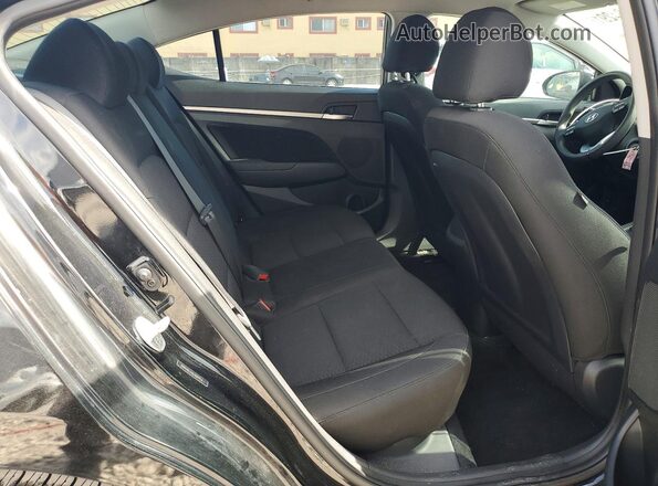 5NPD84LF4LH509954 2020 HYUNDAI ELANTRA Black Հետևի նստատեղերի տեսք