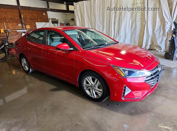 5NPD84LF4LH621721 2020 HYUNDAI ELANTRA Red Przód prawy