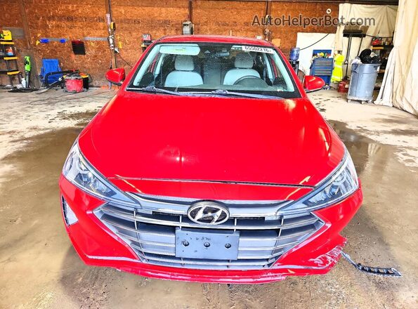 5NPD84LF4LH621721 2020 HYUNDAI ELANTRA Red Widok z przodu