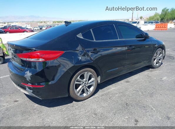 5NPD84LF5HH012676 2017 HYUNDAI ELANTRA Черный Задняя правая четверть