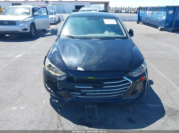 5NPD84LF5HH012676 2017 HYUNDAI ELANTRA Черный Вид спереди