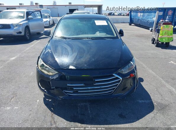 5NPD84LF5HH012676 2017 HYUNDAI ELANTRA Черный Вид щитка приборов