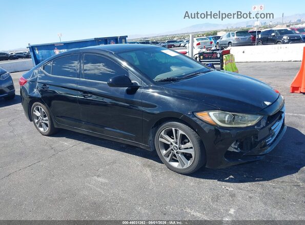 5NPD84LF5HH012676 2017 HYUNDAI ELANTRA Черный 
